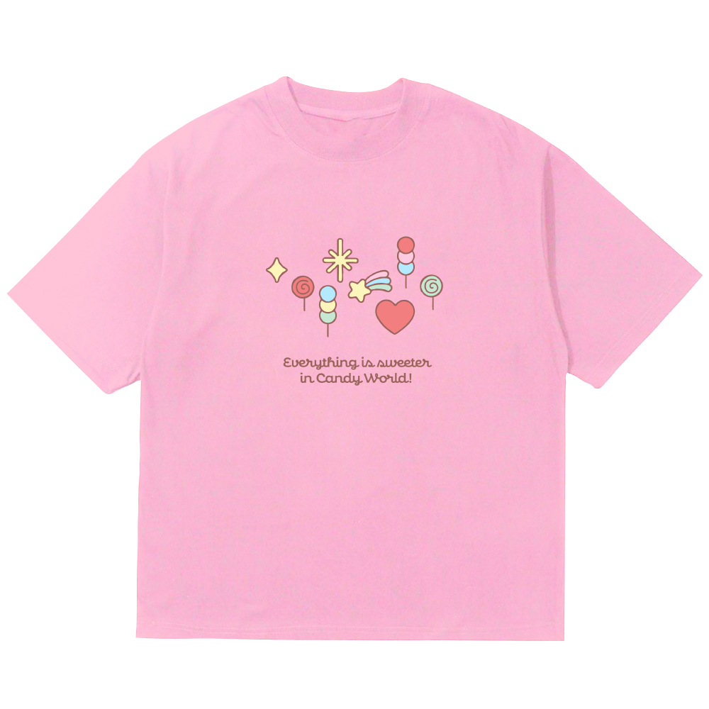 JOYRIDE Youth Candy World Hero T-Shirt - Pink