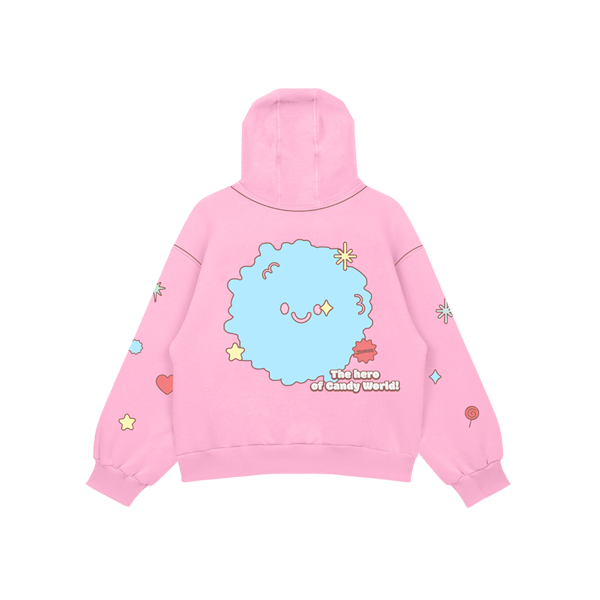JOYRIDE Youth Candy World Hero Hoodie - Pink
