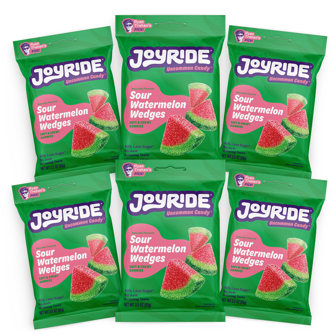 sour watermelon wedges