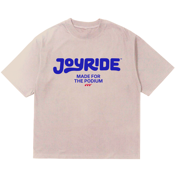 JOYRIDE Podium Short Sleeve T-Shirt - Cream