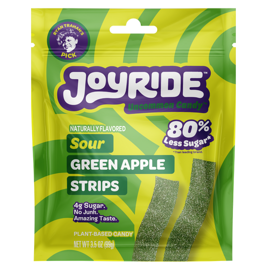 sour green apple strips