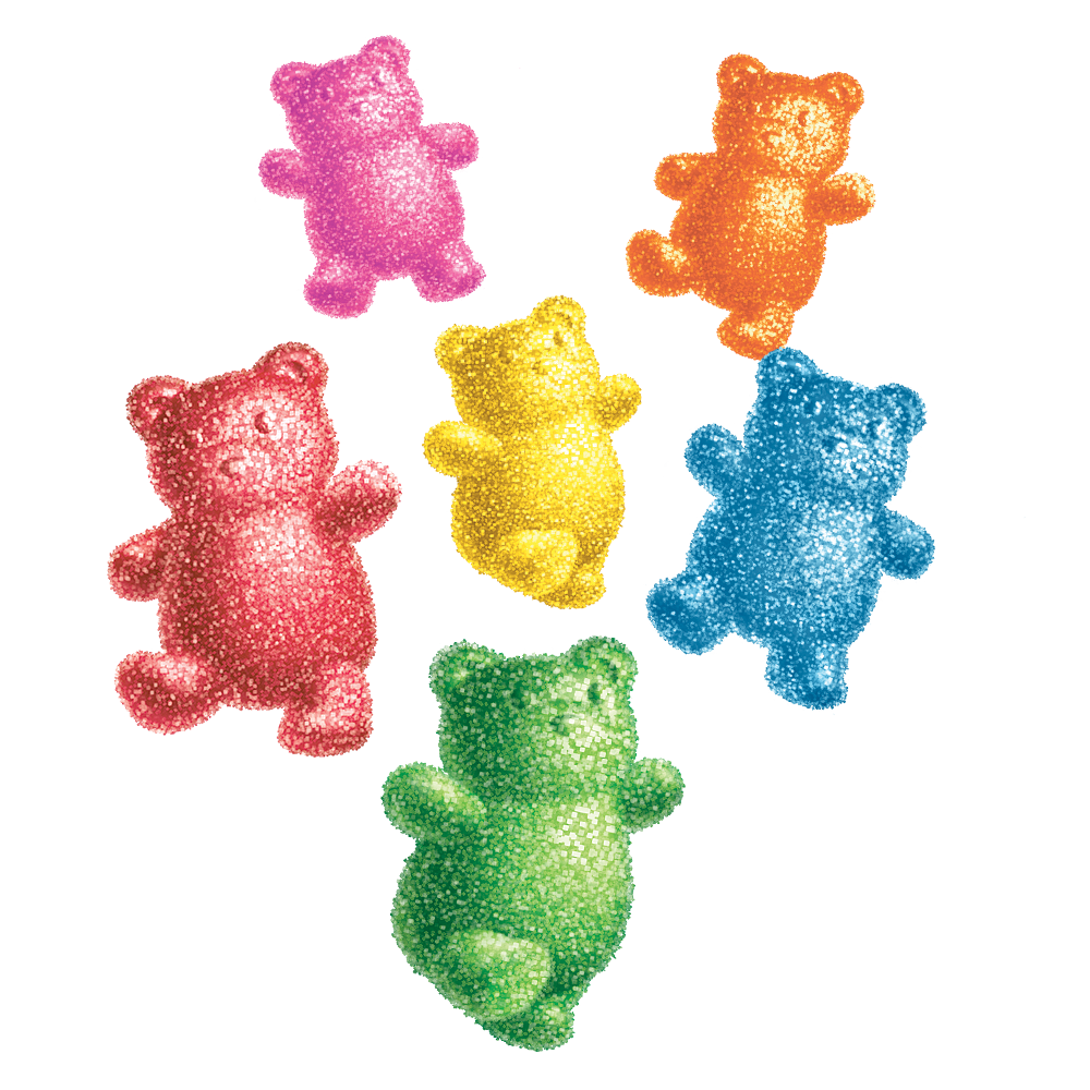 frosted gummy bears