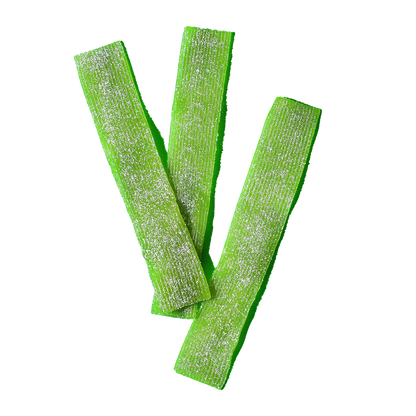 sour green apple strips