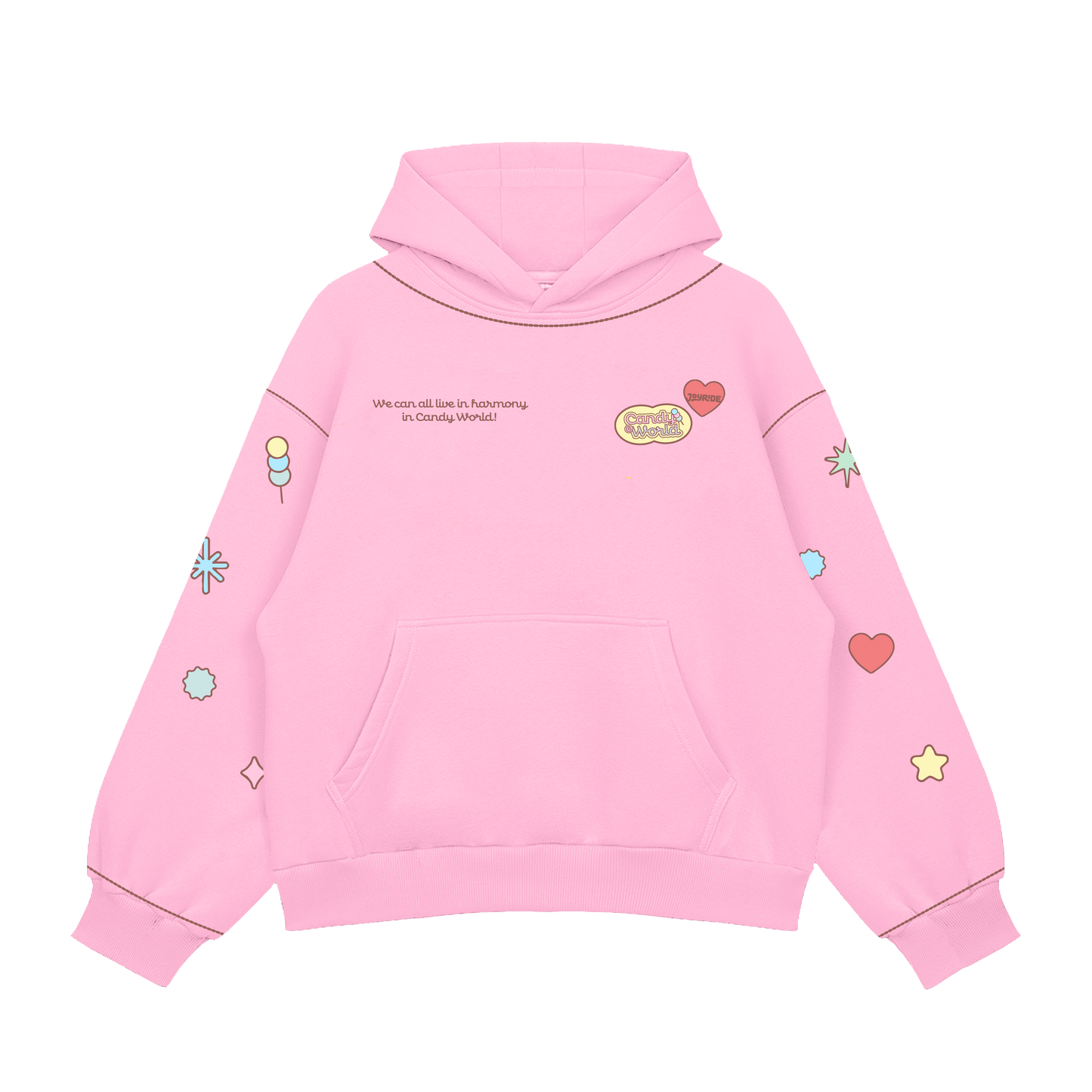 JOYRIDE Candy World Hero Hoodie - Pink