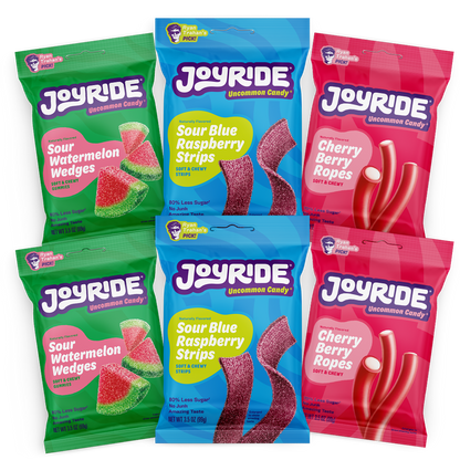 JOYRIDE fan favorites variety 6-pack