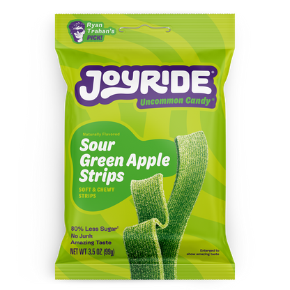 sour green apple strips