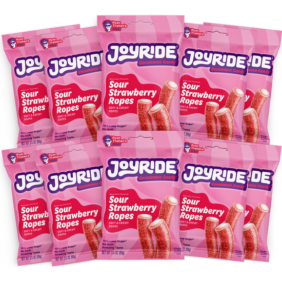 49 Inch Sour Ropes sour strawberry ropes – JOYRIDE