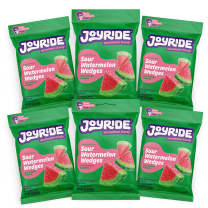 sour watermelon wedges