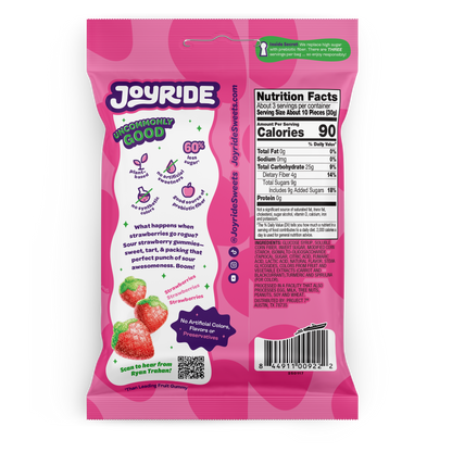 sour strawberry gummies