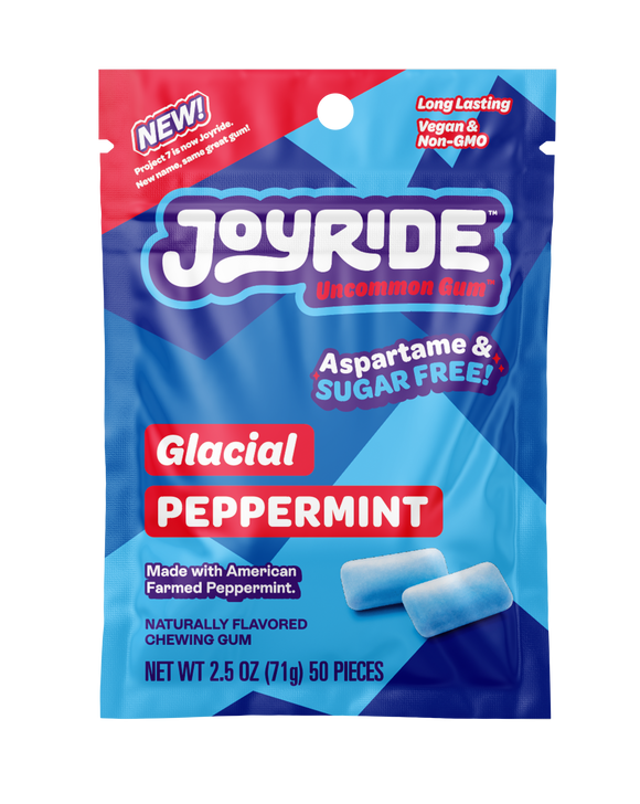 ZERO Sugar Glacial Peppermint Gum