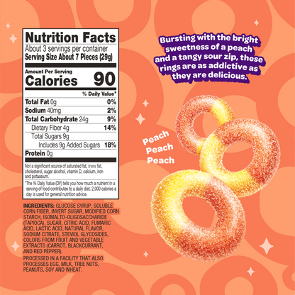 sour peach rings