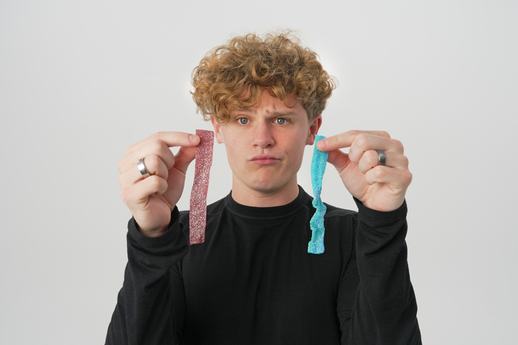 sour strawberry strips JOYRIDE