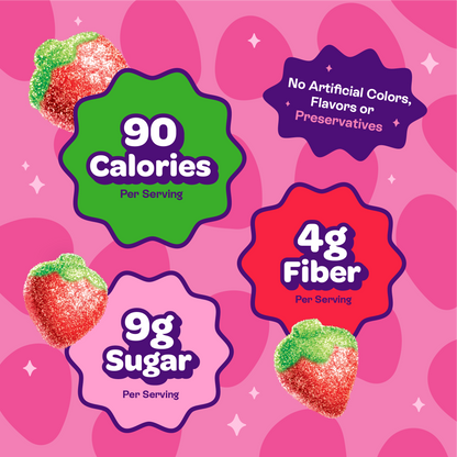sour strawberry gummies