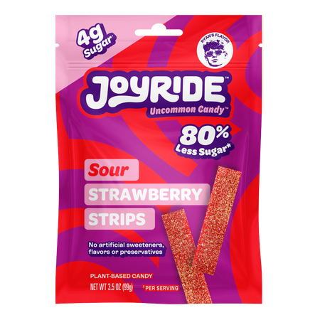 sour strawberry strips – JOYRIDE sour strawberry strips – JOYRIDE