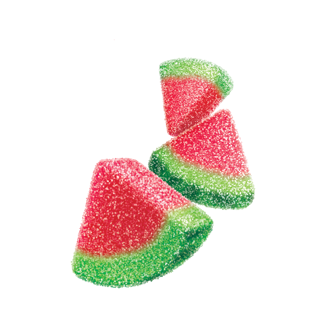 sour watermelon wedges