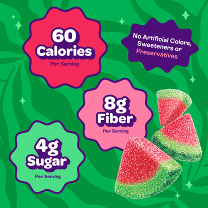 sour watermelon wedges