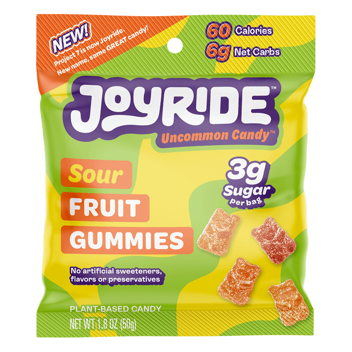 Joyride sour fruit gummies